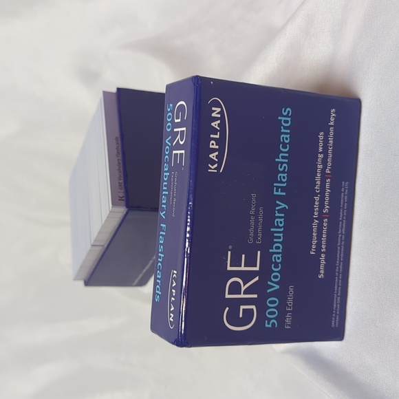 Kaplan Graduate Record Examination GRE 500 Vocabulary Study Flashcards 5th Ed. - Picture 1 of 5